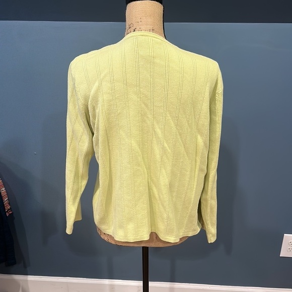 Talbots button up sweater/long sleeve size large women’s - Picture 4 of 6